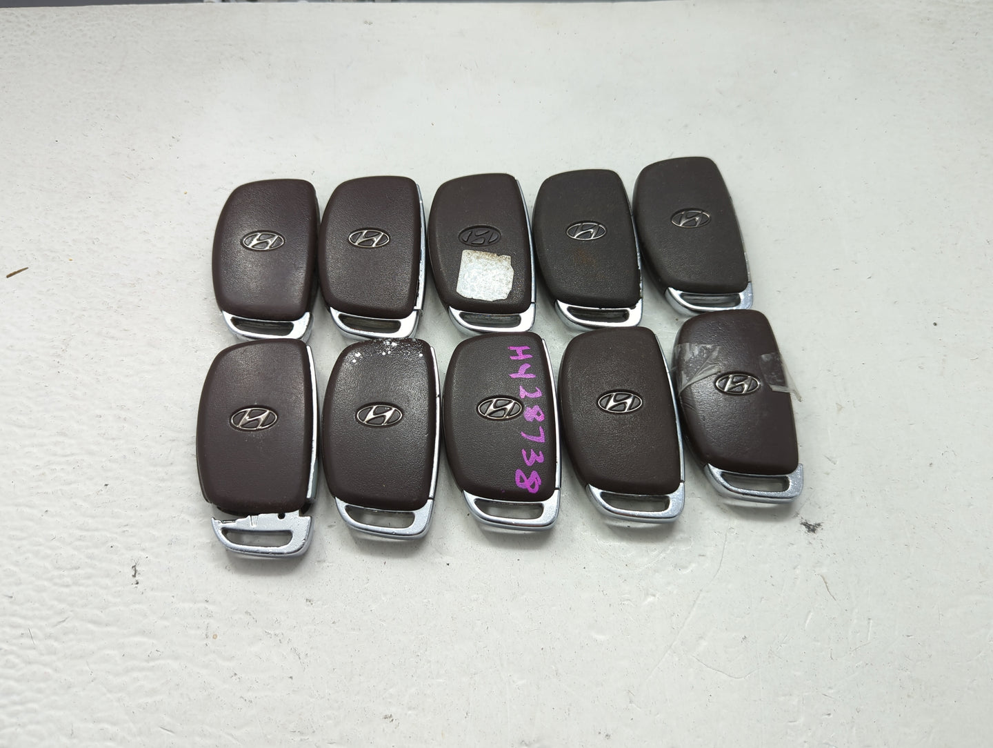Lot of 10 Hyundai Keyless Entry Remote Fob CQOFD00120 | TQ8-FOB-4F07 | 1419302 - Oemusedautoparts1.com