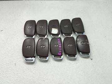 Lot of 10 Hyundai Keyless Entry Remote Fob CQOFD00120 | TQ8-FOB-4F07 | 1419302