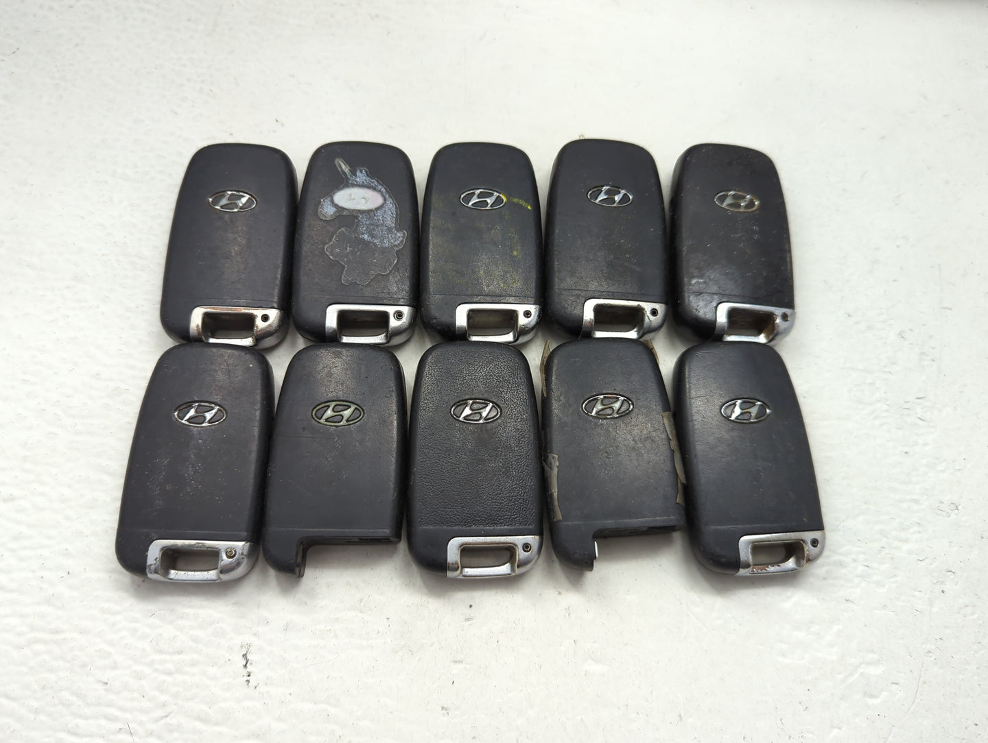 Lot of 10 Hyundai Keyless Entry Remote Fob SY5RBFNA433 | SY5HMFNA04 - Oemusedautoparts1.com