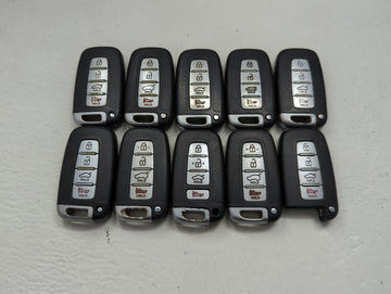 Lot of 10 Hyundai Keyless Entry Remote Fob SY5RBFNA433 | SY5HMFNA04 - Oemusedautoparts1.com