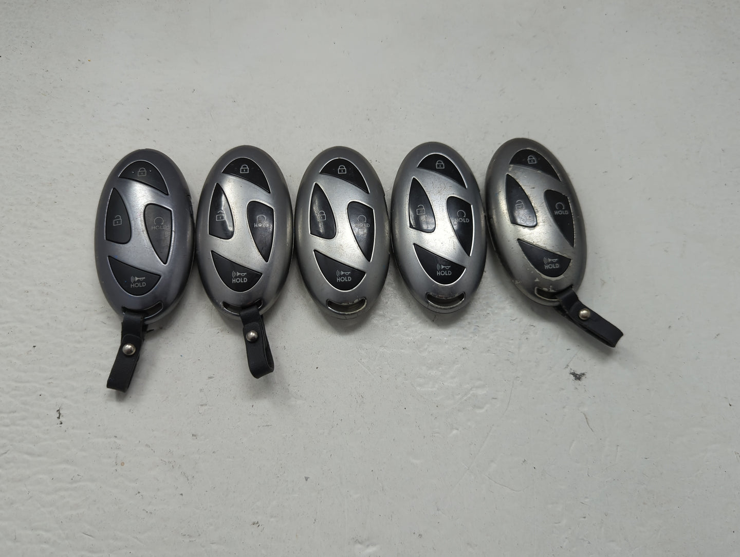 Lot of 5 Hyundai Keyless Entry Remote Fob MIXED FCC IDS 1473666 - Oemusedautoparts1.com