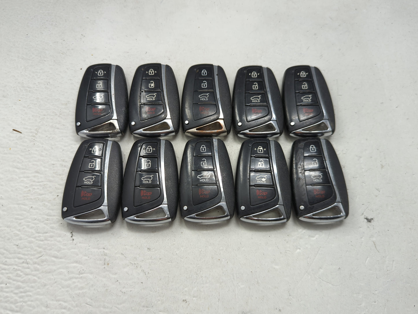 Lot of 10 Hyundai Keyless Entry Remote Fob MIXED FCC IDS 1473710 - Oemusedautoparts1.com