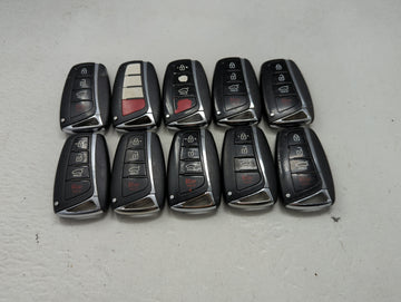 Lot of 10 Hyundai Keyless Entry Remote Fob MIXED FCC IDS 1473713 - Oemusedautoparts1.com