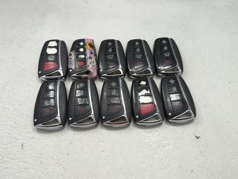 compare product Lot of 10 Hyundai Keyless Entry Remote Fob MIXED FCC IDS 1473714