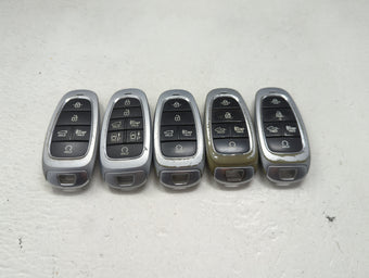 compare product Lot of 5 Hyundai Keyless Entry Remote Fob MIXED FCC IDS MIXED PART 1473715