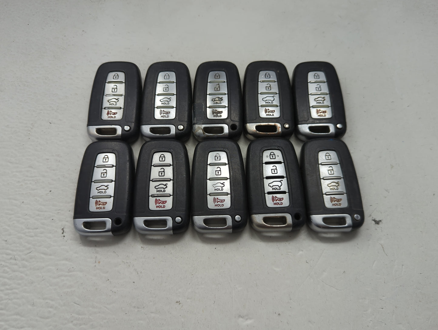 Lot of 10 Hyundai Keyless Entry Remote Fob MIXED FCC IDS MIXED PART 1473780 - Oemusedautoparts1.com