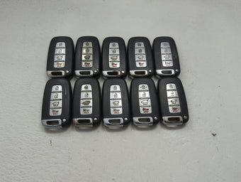 compare product Lot of 10 Hyundai Keyless Entry Remote Fob MIXED FCC IDS MIXED PART 1473781