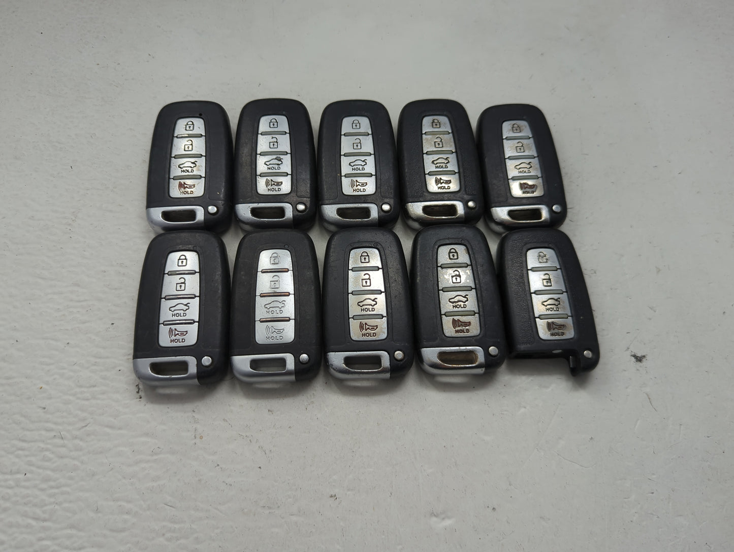 Lot of 10 Hyundai Keyless Entry Remote Fob MIXED FCC IDS MIXED PART 1473784 - Oemusedautoparts1.com