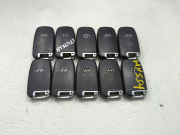Lot of 10 Hyundai Keyless Entry Remote Fob MIXED FCC IDS MIXED PART 1473785
