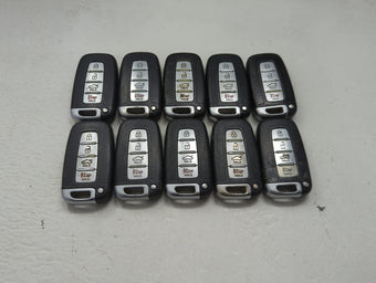 compare product Lot of 10 Hyundai Keyless Entry Remote Fob MIXED FCC IDS MIXED PART 1473786