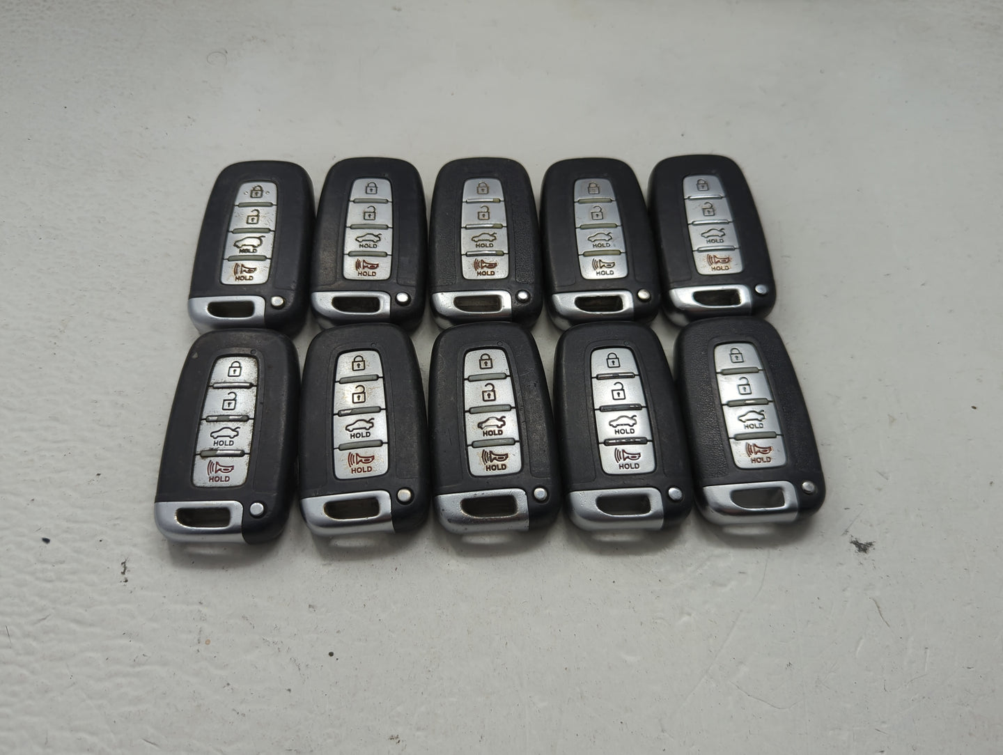 Lot of 10 Hyundai Keyless Entry Remote Fob MIXED FCC IDS MIXED PART 1473787 - Oemusedautoparts1.com