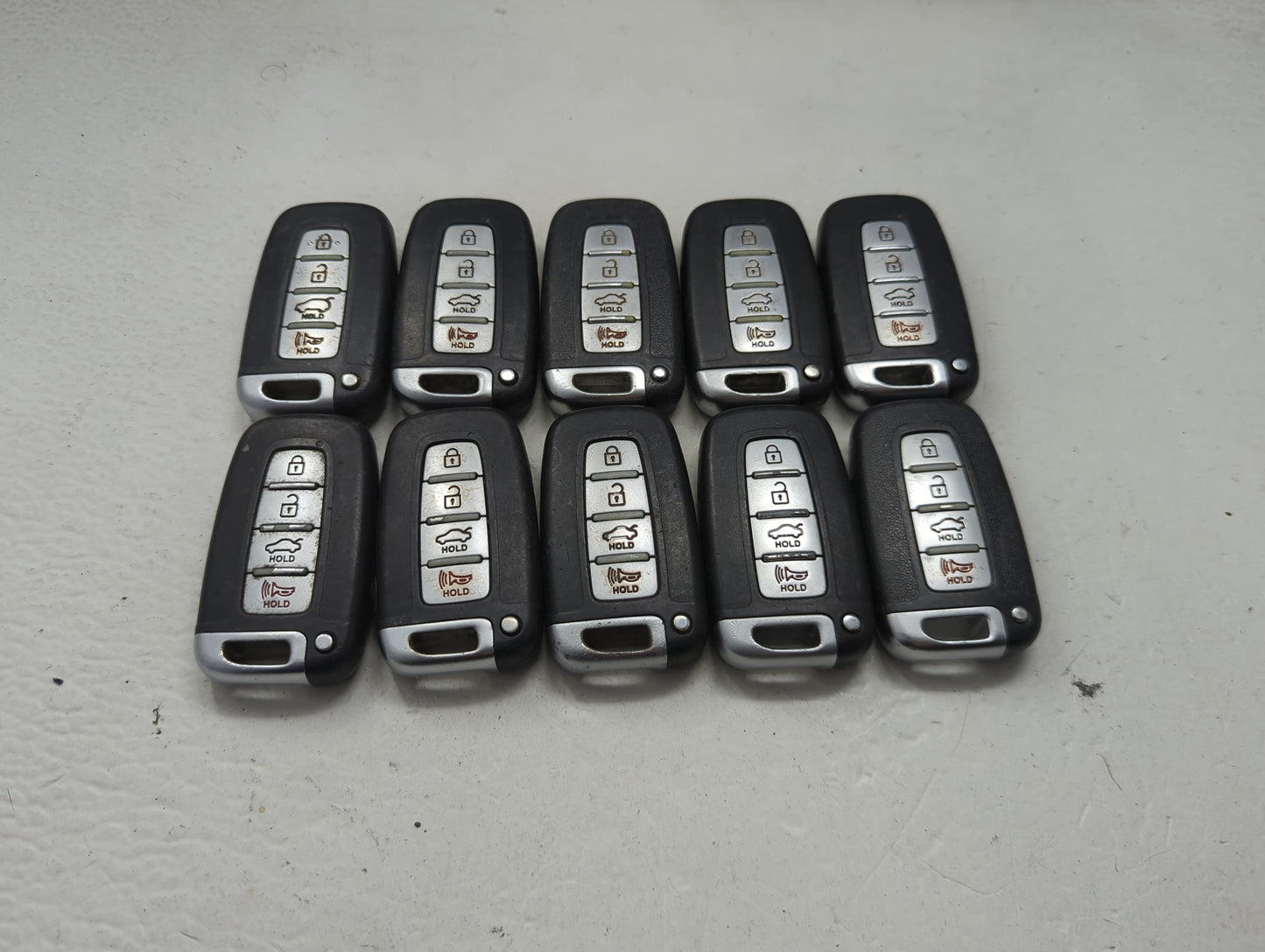 Lot of 10 Hyundai Keyless Entry Remote Fob MIXED FCC IDS MIXED PART 1473787 - Oemusedautoparts1.com