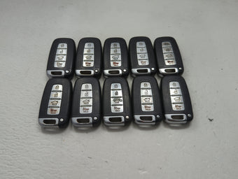 compare product Lot of 10 Hyundai Keyless Entry Remote Fob MIXED FCC IDS MIXED PART 1473788