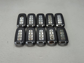 Lot of 10 Hyundai Keyless Entry Remote Fob MIXED FCC IDS MIXED PART 1473789 - Oemusedautoparts1.com