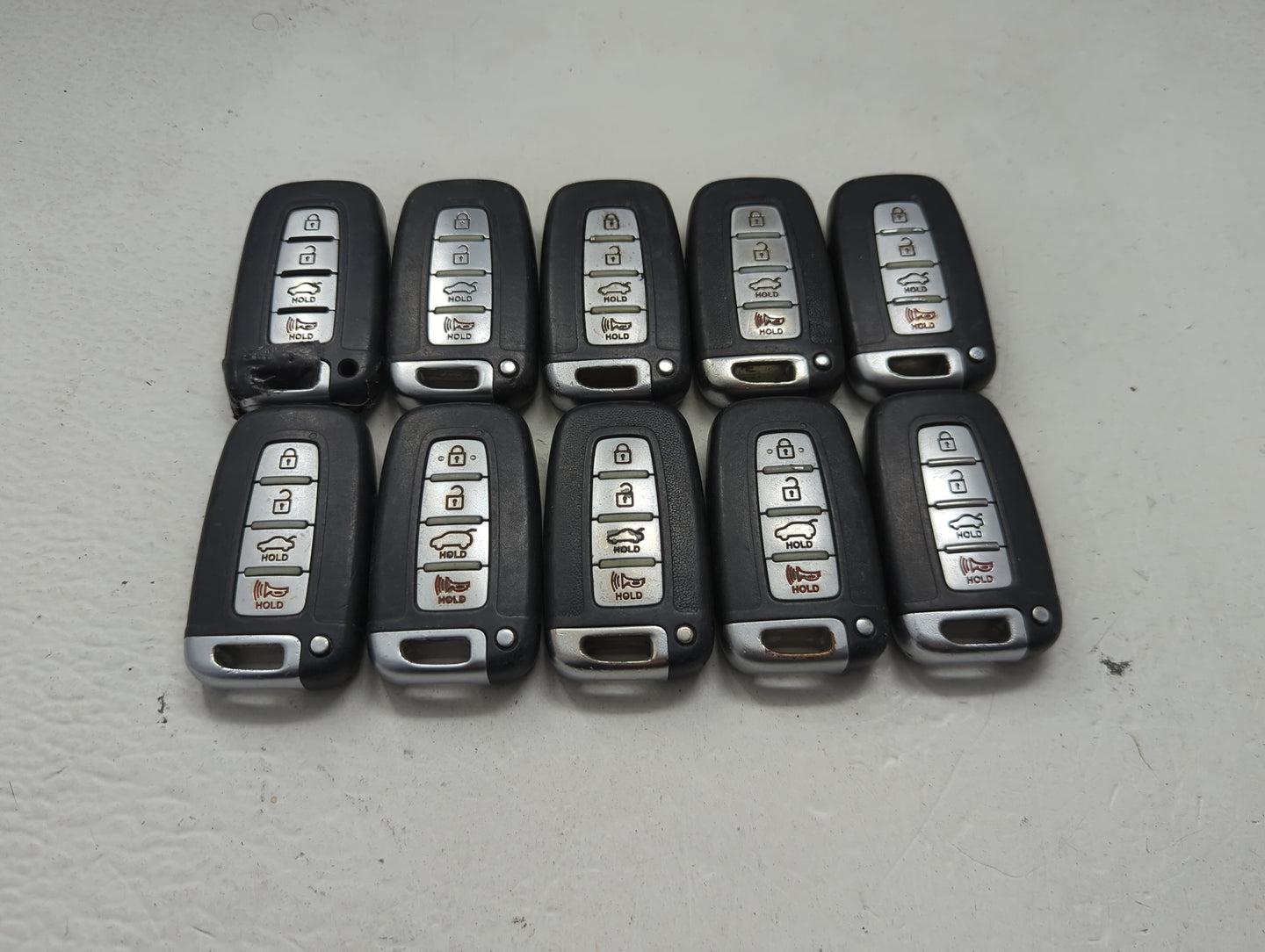 Lot of 10 Hyundai Keyless Entry Remote Fob MIXED FCC IDS MIXED PART 1473791 - Oemusedautoparts1.com