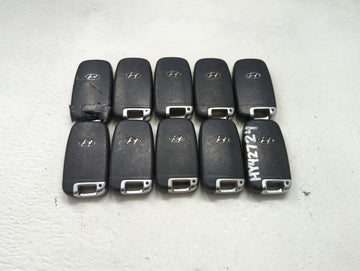 Lot of 10 Hyundai Keyless Entry Remote Fob MIXED FCC IDS MIXED PART 1473791