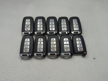 Lot of 10 Hyundai Keyless Entry Remote Fob MIXED FCC IDS MIXED PART 1473792 - Oemusedautoparts1.com