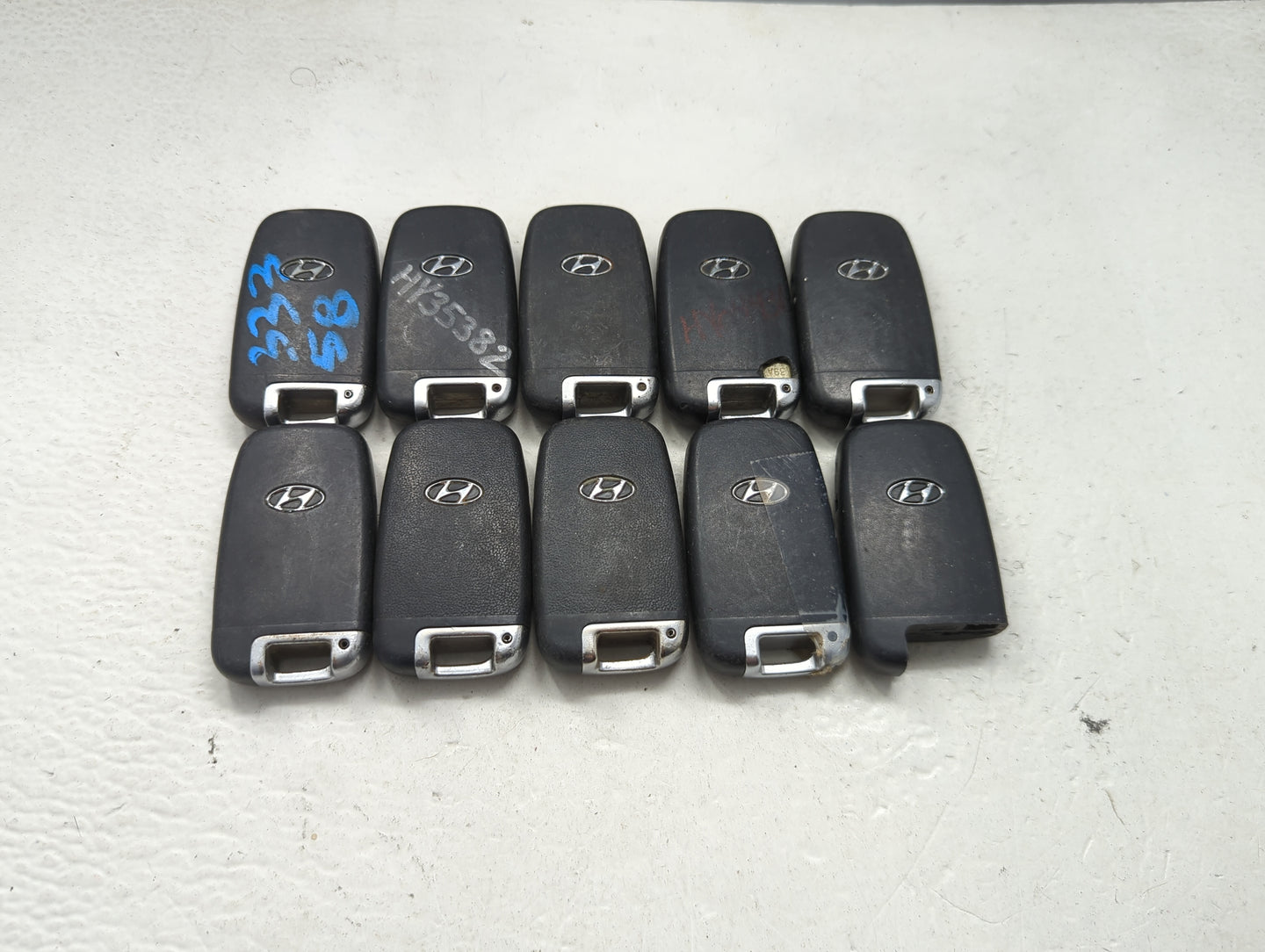 Lot of 10 Hyundai Keyless Entry Remote Fob MIXED FCC IDS MIXED PART 1473792 - Oemusedautoparts1.com