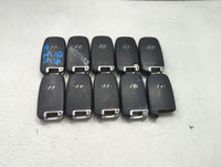 Lot of 10 Hyundai Keyless Entry Remote Fob MIXED FCC IDS MIXED PART 1473792 - Oemusedautoparts1.com
