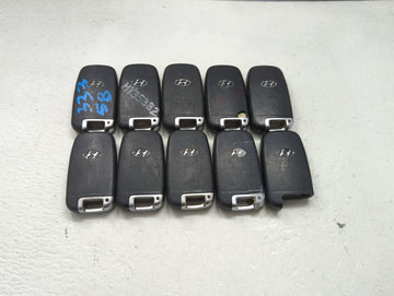 Lot of 10 Hyundai Keyless Entry Remote Fob MIXED FCC IDS MIXED PART 1473792