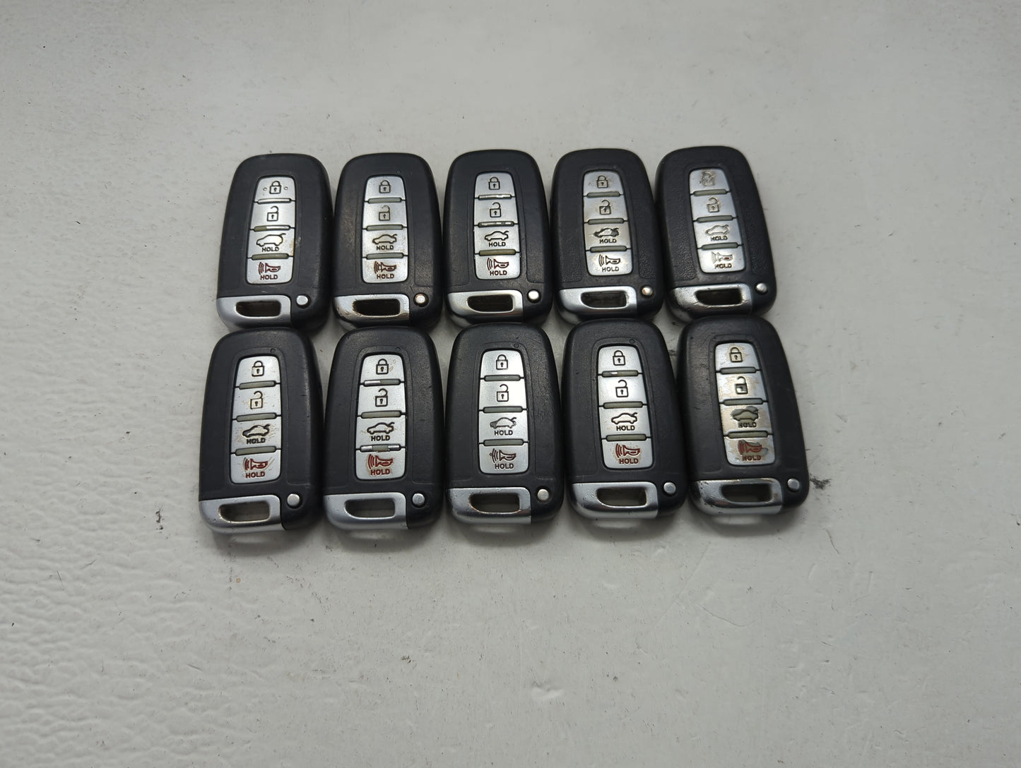 Lot of 10 Hyundai Keyless Entry Remote Fob MIXED FCC IDS MIXED PART 1473793 - Oemusedautoparts1.com