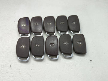 Lot of 10 Hyundai Keyless Entry Remote Fob MIXED FCC IDS MIXED PART 1473794