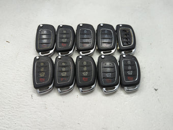 compare product Lot of 10 Hyundai Keyless Entry Remote Fob MIXED FCC IDS MIXED PART 1473795