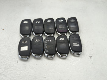 Lot of 10 Hyundai Keyless Entry Remote Fob MIXED FCC IDS MIXED PART 1473795