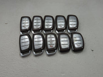 compare product Lot of 10 Hyundai Keyless Entry Remote Fob MIXED FCC IDS MIXED PART 1473797