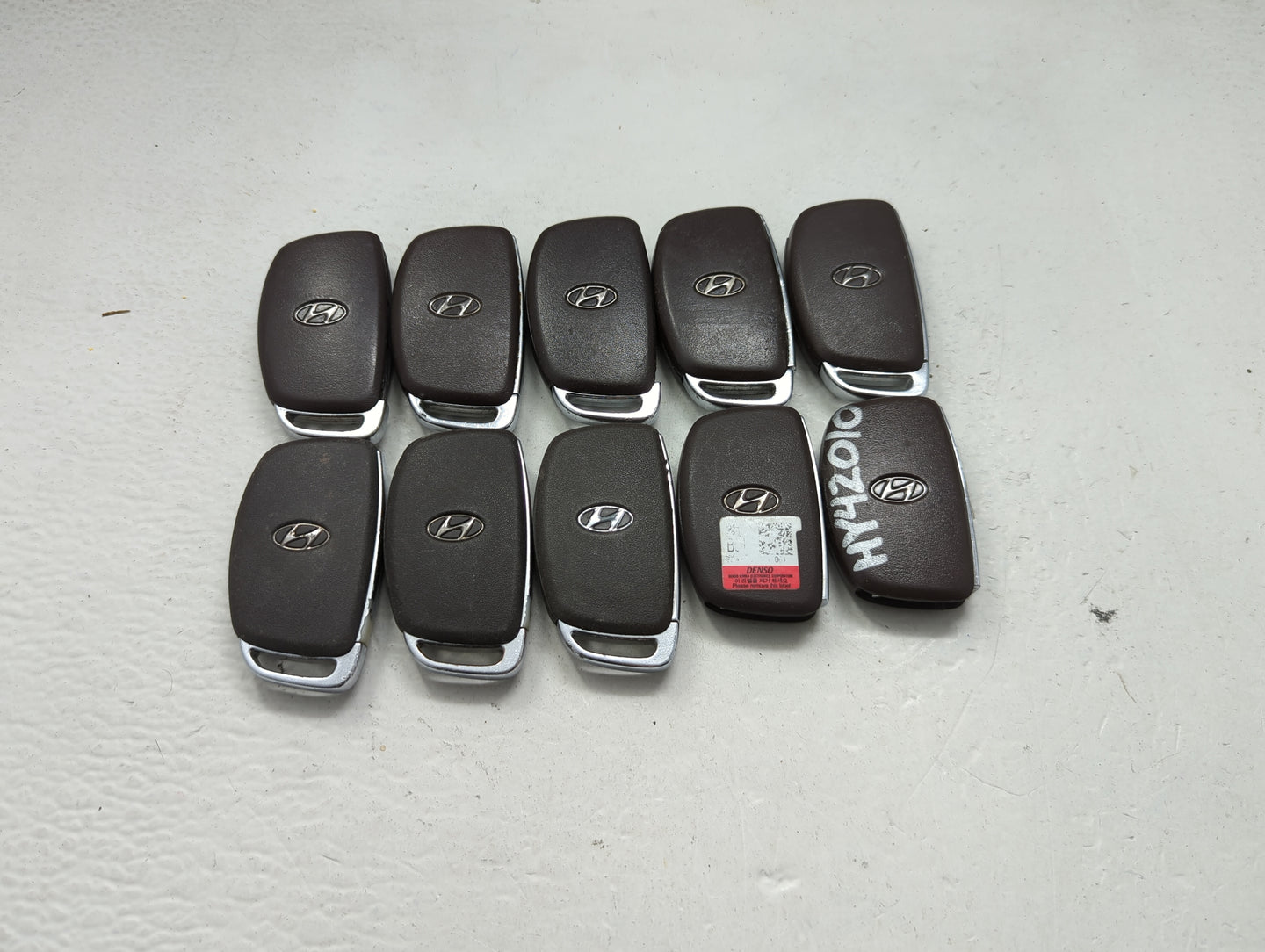 Lot of 10 Hyundai Keyless Entry Remote Fob MIXED FCC IDS MIXED PART 1473797 - Oemusedautoparts1.com