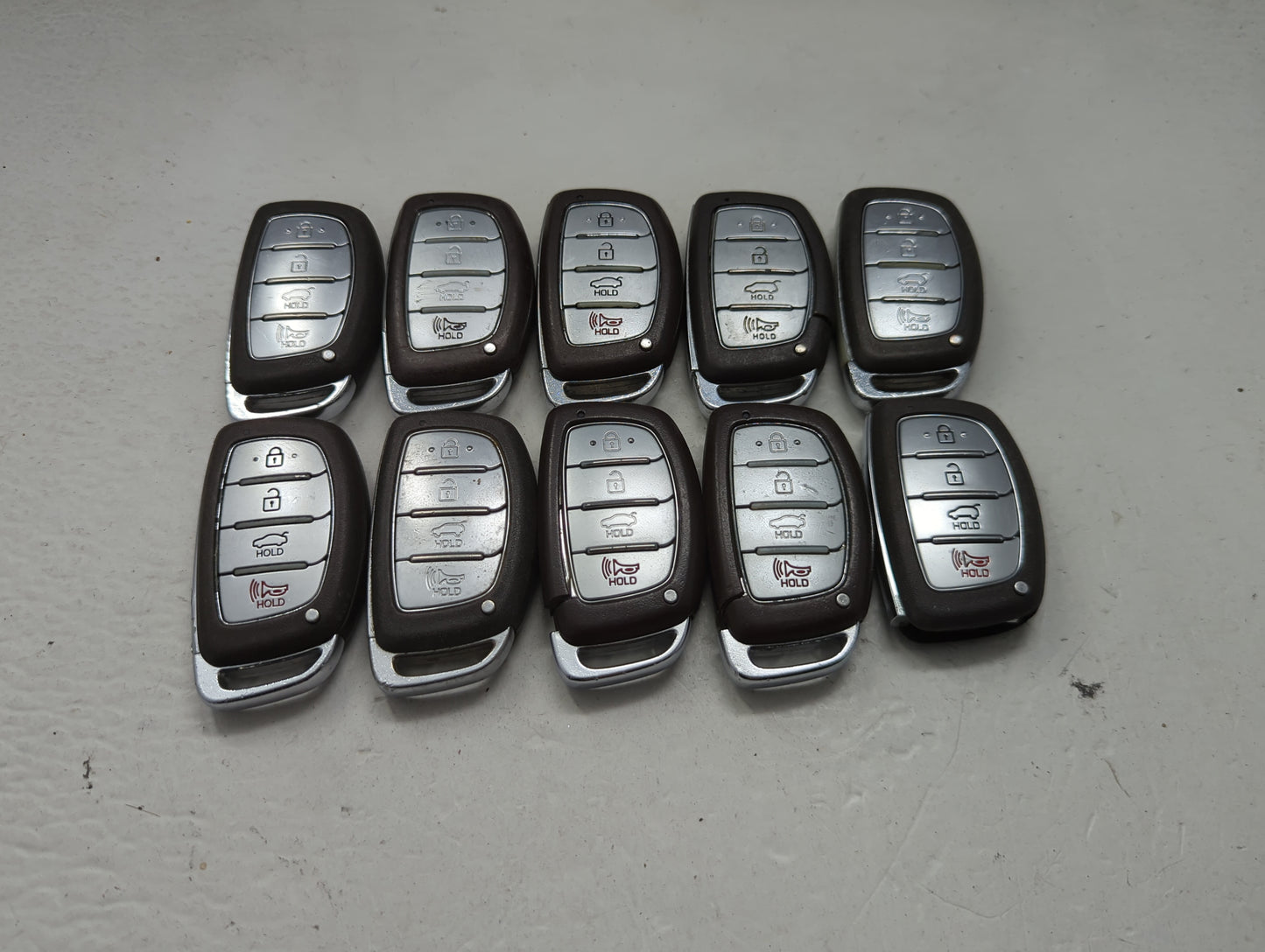 Lot of 10 Hyundai Keyless Entry Remote Fob MIXED FCC IDS MIXED PART 1473798 - Oemusedautoparts1.com