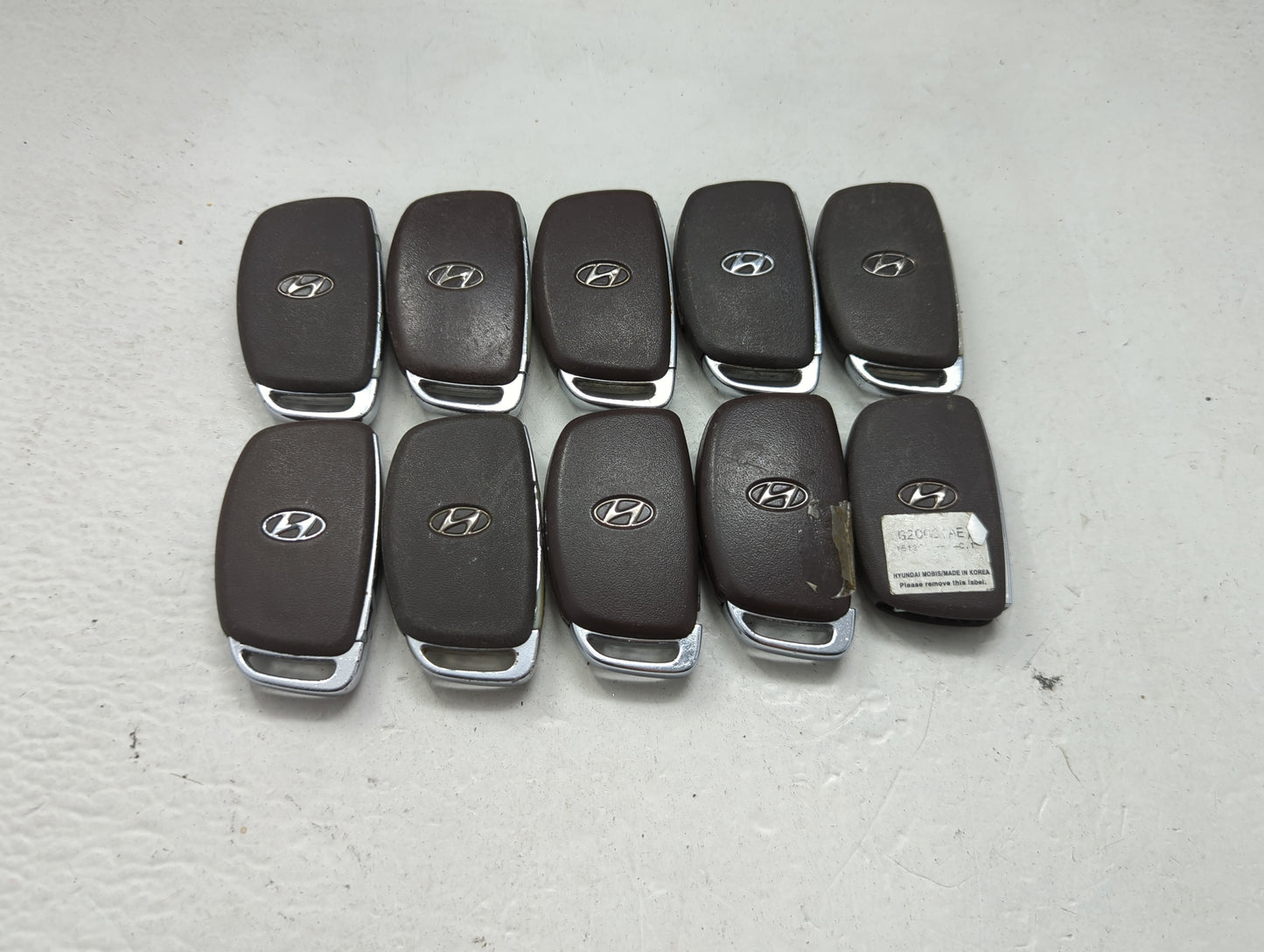 Lot of 10 Hyundai Keyless Entry Remote Fob MIXED FCC IDS MIXED PART 1473798 - Oemusedautoparts1.com