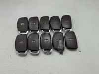 Lot of 10 Hyundai Keyless Entry Remote Fob MIXED FCC IDS MIXED PART 1473800 - Oemusedautoparts1.com