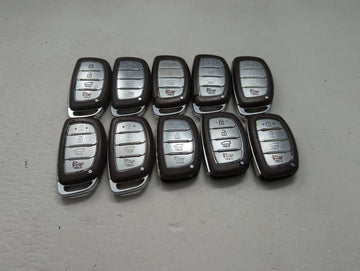 Lot of 10 Hyundai Keyless Entry Remote Fob MIXED FCC IDS MIXED PART 1473802 - Oemusedautoparts1.com