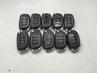 compare product Lot of 10 Hyundai Keyless Entry Remote Fob MIXED FCC IDS MIXED PART 1473888