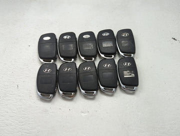 Lot of 10 Hyundai Keyless Entry Remote Fob MIXED FCC IDS MIXED PART 1473889