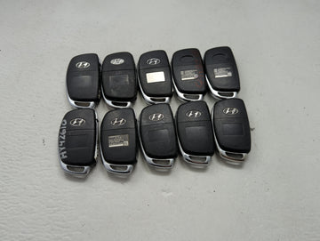 Lot of 10 Hyundai Keyless Entry Remote Fob MIXED FCC IDS MIXED PART 1473890