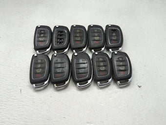 compare product Lot of 10 Hyundai Keyless Entry Remote Fob MIXED FCC IDS MIXED PART 1473891