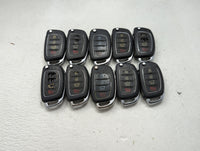 Lot of 10 Hyundai Keyless Entry Remote Fob MIXED FCC IDS MIXED PART 1473892 - Oemusedautoparts1.com