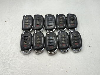 compare product Lot of 10 Hyundai Keyless Entry Remote Fob MIXED FCC IDS MIXED PART 1473892