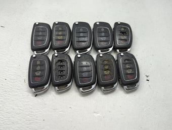 compare product Lot of 10 Hyundai Keyless Entry Remote Fob MIXED FCC IDS MIXED PART 1473893