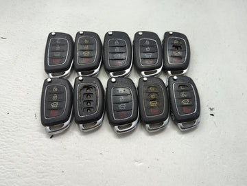 Lot of 10 Hyundai Keyless Entry Remote Fob MIXED FCC IDS MIXED PART 1473893 - Oemusedautoparts1.com