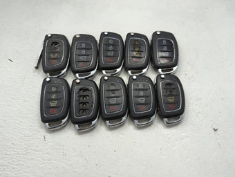 compare product Lot of 10 Hyundai Keyless Entry Remote Fob MIXED FCC IDS MIXED PART 1473894