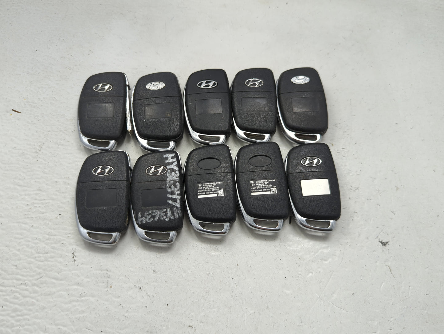 Lot of 10 Hyundai Keyless Entry Remote Fob MIXED FCC IDS MIXED PART 1473894 - Oemusedautoparts1.com