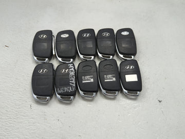 Lot of 10 Hyundai Keyless Entry Remote Fob MIXED FCC IDS MIXED PART 1473894
