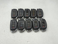 Lot of 10 Hyundai Keyless Entry Remote Fob MIXED FCC IDS MIXED PART 1473895 - Oemusedautoparts1.com