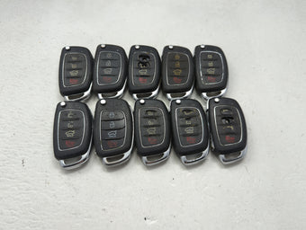 compare product Lot of 10 Hyundai Keyless Entry Remote Fob MIXED FCC IDS MIXED PART 1473895