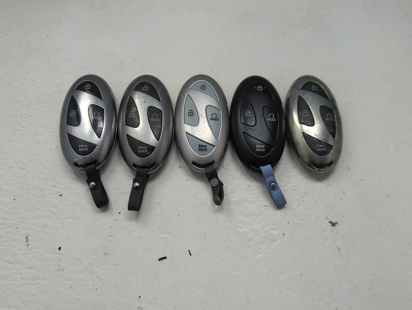 Lot of 5 Hyundai Keyless Entry Remote Fob MIXED FCC IDS MIXED PART 1480361 - Oemusedautoparts1.com