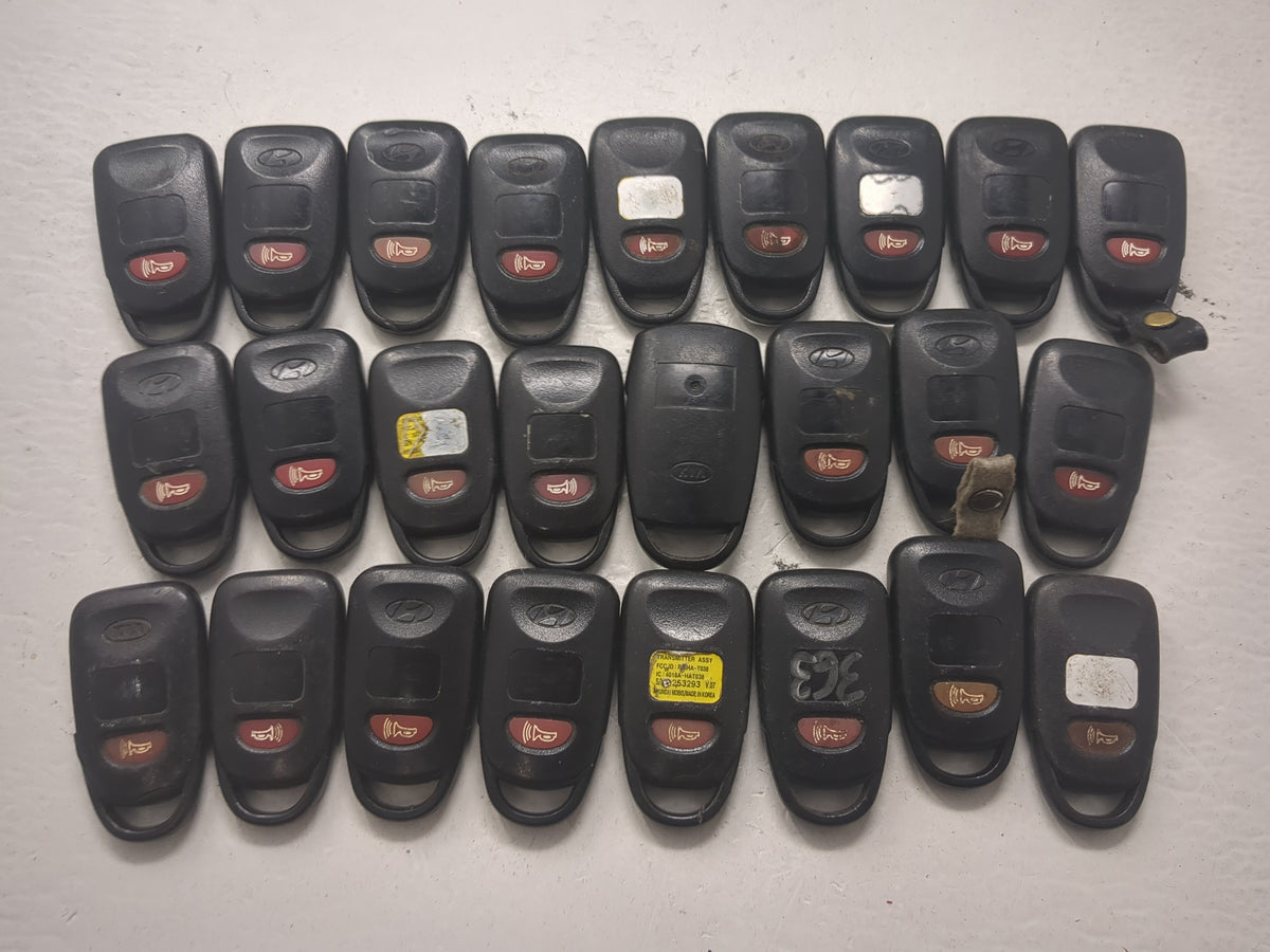 Lot of 25 Hyundai Keyless Entry Remote Fob 1520321 - Oemusedautoparts1.com