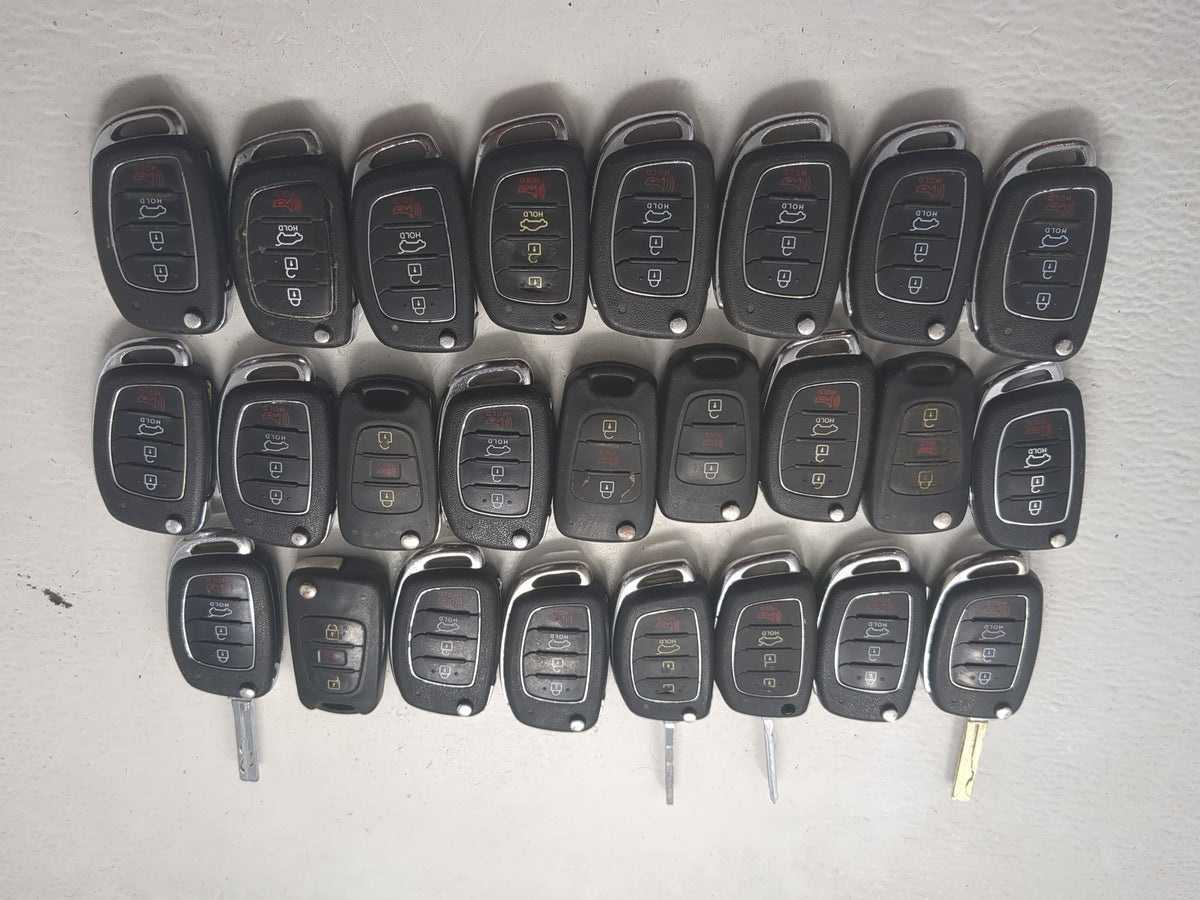 Lot of 25 Hyundai Keyless Entry Remote Fob 1520538 - Oemusedautoparts1.com